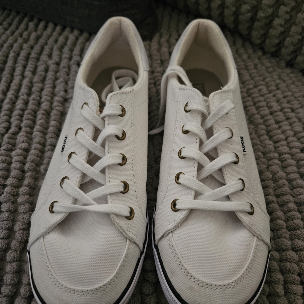 Keds Women's White and Tan Sneakers